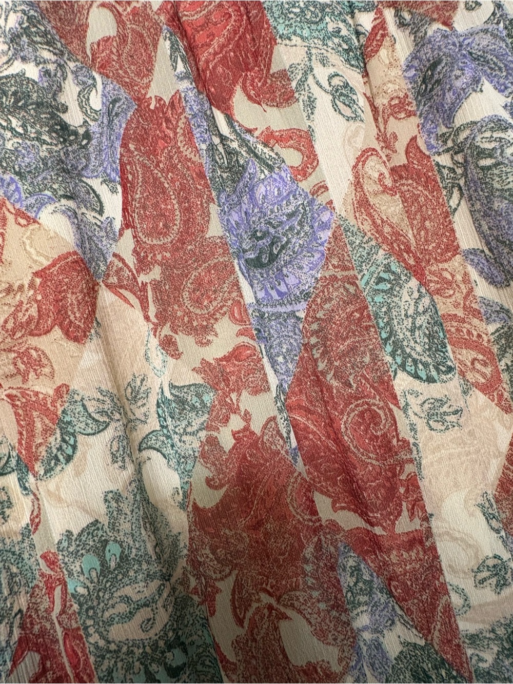 Jessica Simpson Blue Floral Dress Zephyr Long Sleeve. XL - Picture 2 of 13